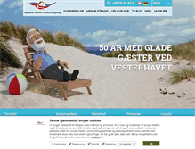 Tablet Screenshot of kobmand-hansen.dk